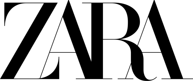 Zara logo on Dani Vitale's website